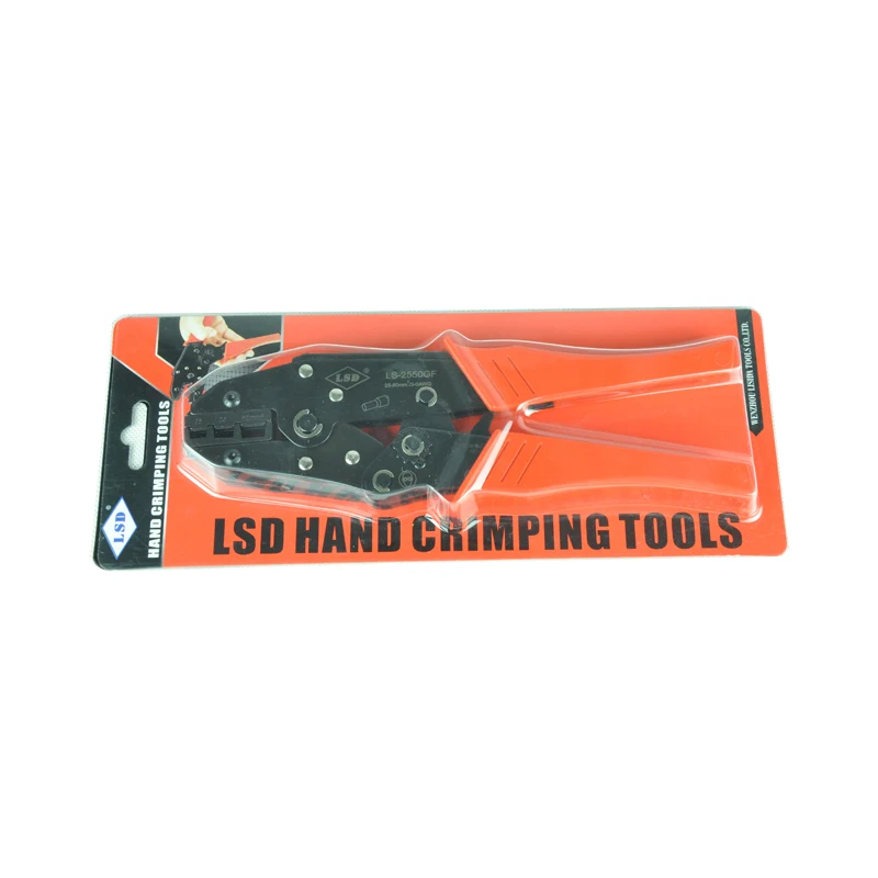 Ratchet Crimping hand Tools LS-2550GF for cable bootlace ferrules 25-50mm2/4-1AWG crimper pliers | Инструменты
