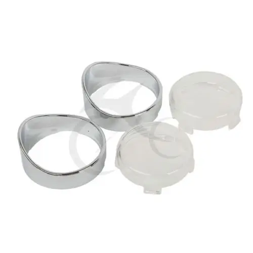 2 шт. Прозрачная крышка для объектива с поворотником козырек Harley Road King FLHX FLTRI |