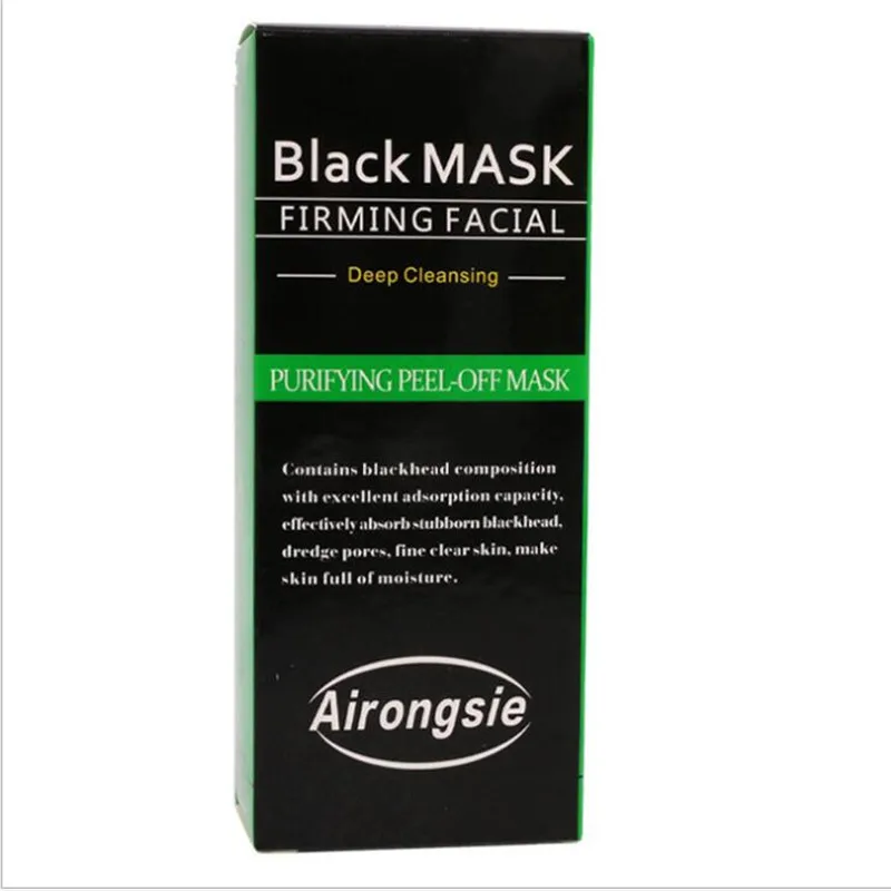 Черная маска Глубокая очистка Очищающая кожу лица удаление черной головы Bambou