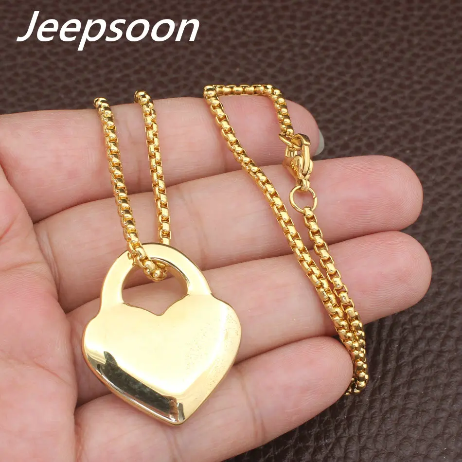 Новые ключевые Нержавеющая сталь ювелирные изделия цвет золотой Цепочки и