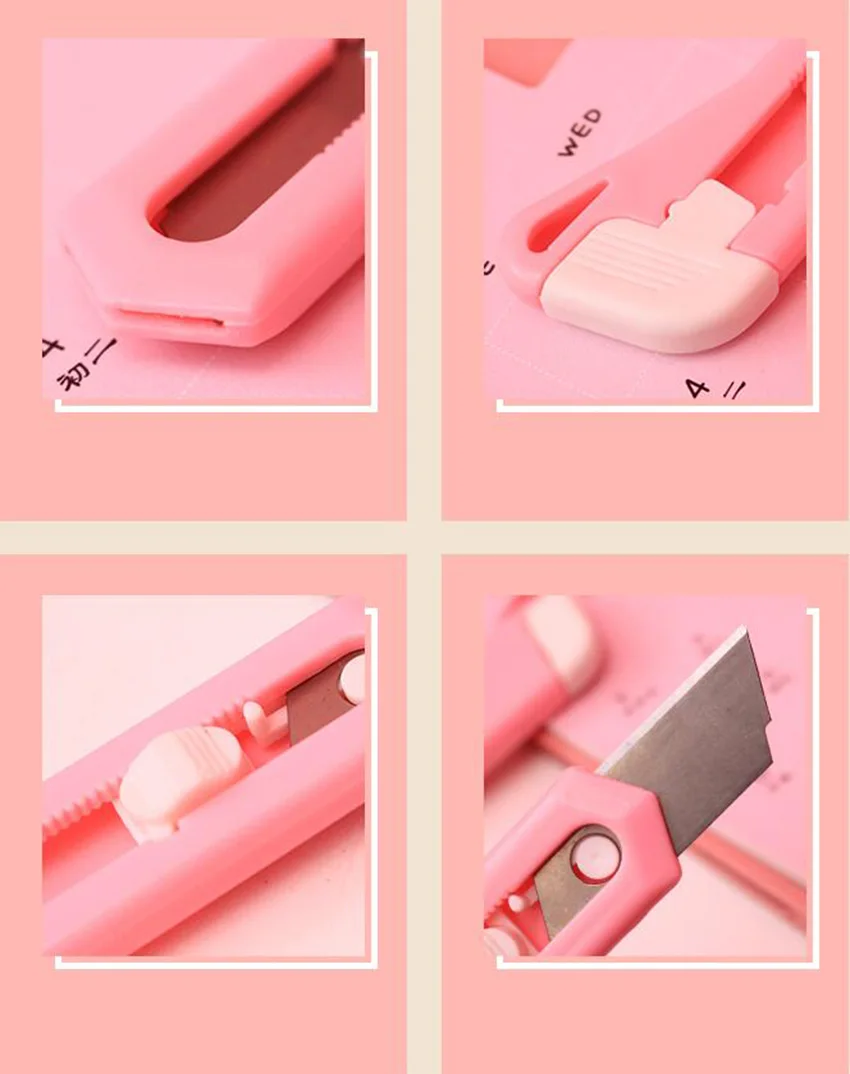 Милый принт с героями мультфильмов Kawaii, Пластик металлических художественных Ножи Студент Дети поставки Ножи Бумага резки Ножи s для школьные канцелярские принадлежности