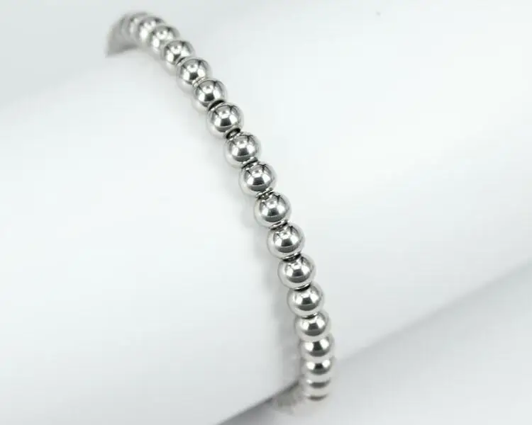 Женские браслеты из нержавеющей стали 316L с бусинами | Украшения и аксессуары