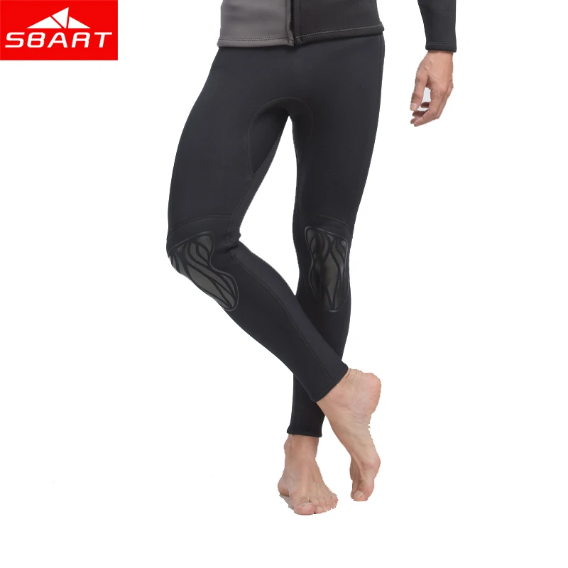 SBART мужские серфинг гидрокостюмы брюки 3 мм Неопреновые Дайвинг сыпь защитные