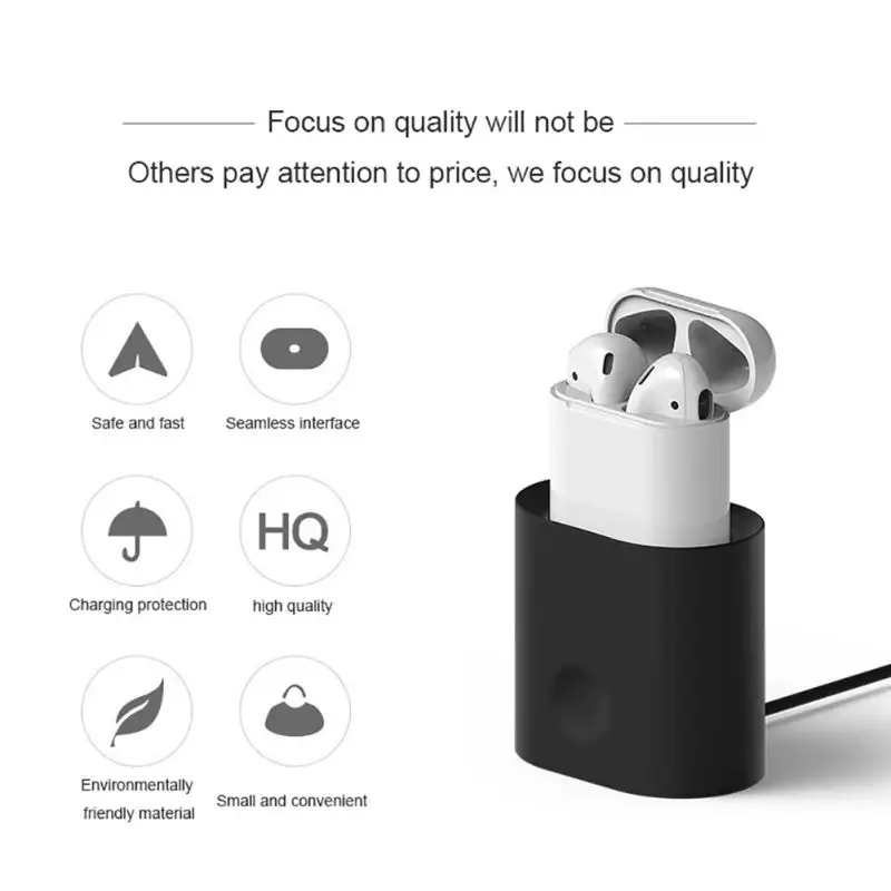 Простой стиль Мягкий Портативный Силиконовый чехол для зарядного устройства