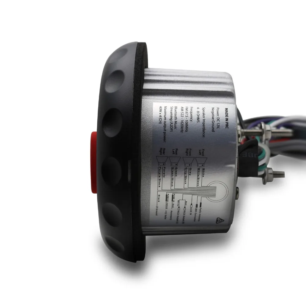 Bluetooth FM/AM радио MP3/USB плеер водонепроницаемый морской аудио для лодки ATV UTV +