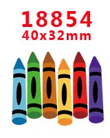 18854 30 шт мультяшный персонаж плоское украшение из смолы PR 17995 - Цвет: 18854