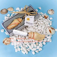 20pcslot unique beach theme wedding gifts spread the love sea shell spreader favors the same as our real photo
