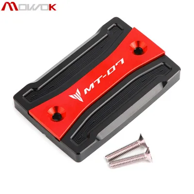 Front Red Для Yamaha MT 07 mt07 FZ07 FZ 07 Tracer 700 Мотоцикл с ЧПУ Передняя и задняя Тормозная жидкость Cilinder мастер Крышка Резервуара - Цвет: Front Red