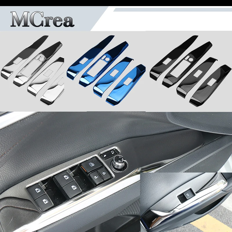 MCrea 4x наклейки для автомобиля для Toyota Camry XV70 межкомнатные окна, двери, подъемное устройство, панели, наклейки, аксессуары