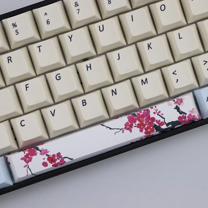 KIT 7 PBT пять Сторон краситель-подложенный пробел 6.25U Вишневый профиль keycap для DIY механическая клавиатура - Цвет: KIT 7