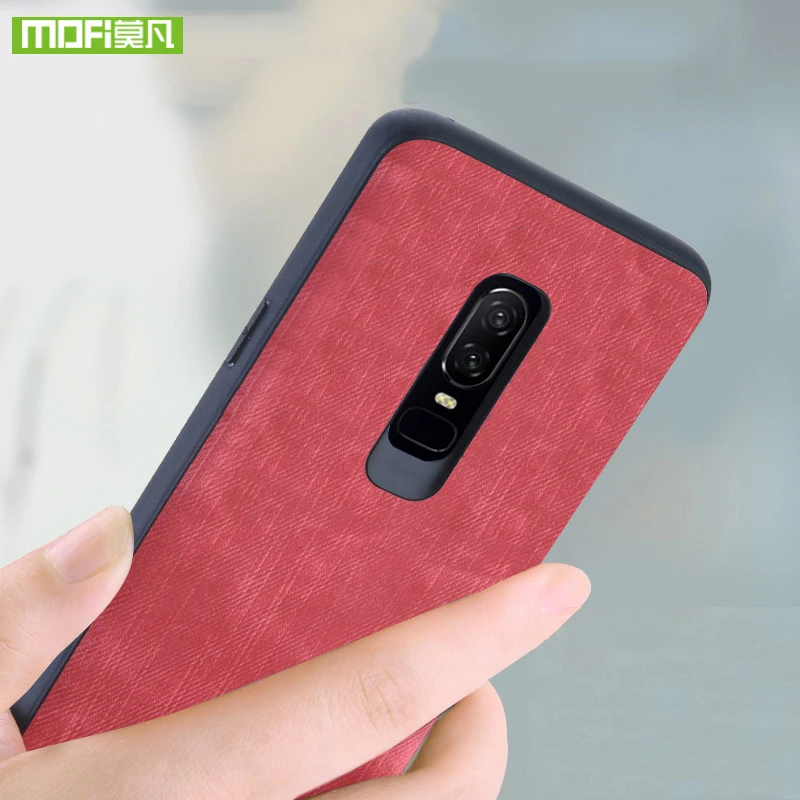 Mofi для oneplus 6 Чехол Силиконовый оригинальный fundas one plus 360 противоударный джинсы