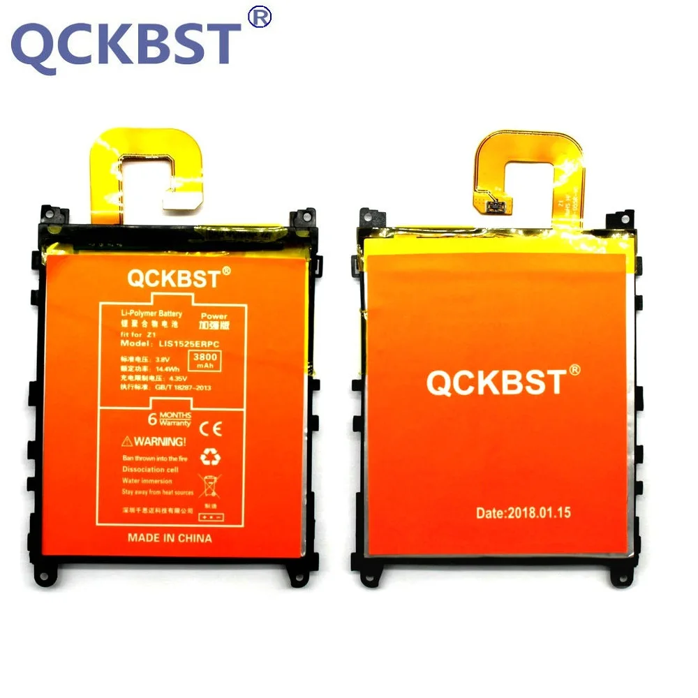 Литий-ионный аккумулятор QCKBST LIS1525ERPC для телефона Sony Xperia Z1 L39 C6902 C6903 C6916 C6943 большой