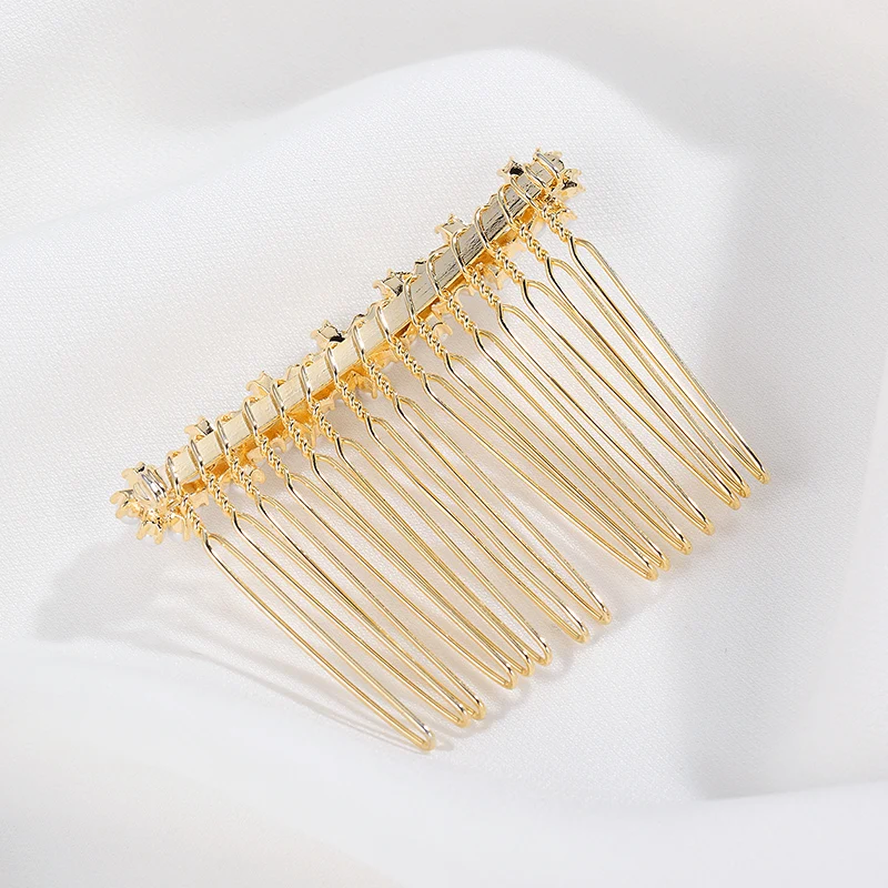 CHIMERA Fashion Simple Wedding Hair Comb Pearl Crystal Flower Rhinestone Hairpin Alloy Clips for Women Bride Accessories Jewelry | Украшения