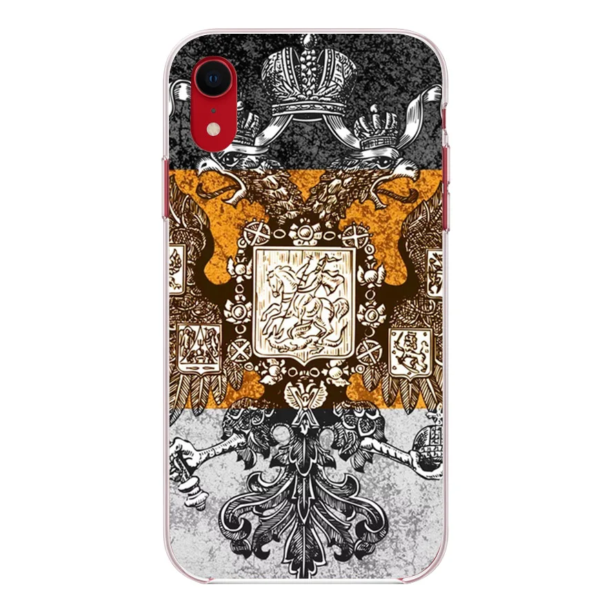 OUTMIX Россия герб двуглавый орел чехол силиконовый для iPhone SE 5s 6 7 8 S plus X XS max XR |