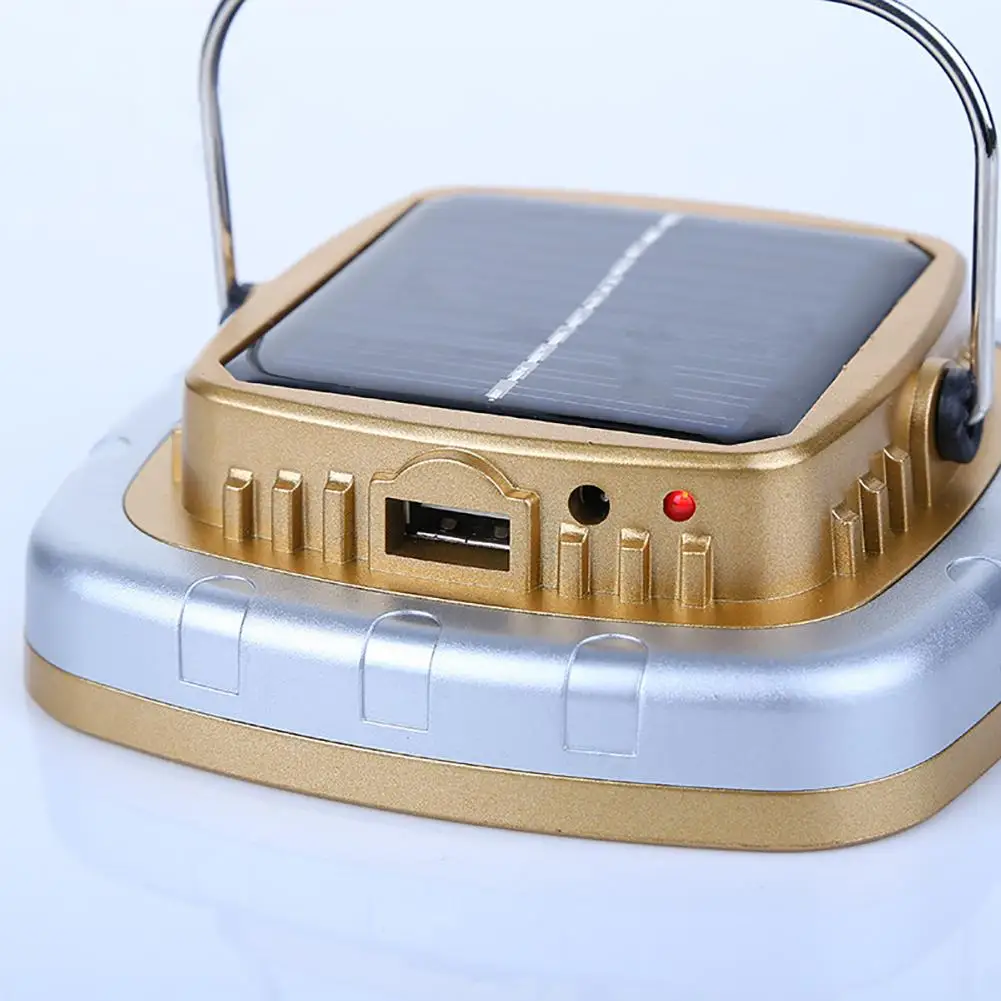 USB Перезаряжаемый Солнечный СВЕТОДИОДНЫЙ светильник для газона палатки кемпинга