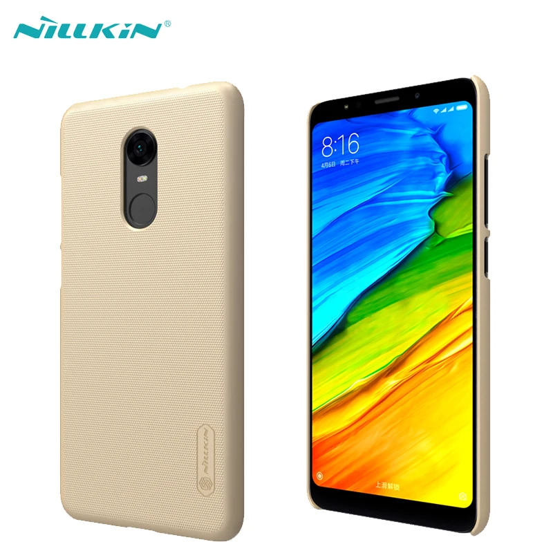 Для Xiaomi Redmi 5 Plus чехол NILLKIN Супер Матовый Защитный матовый ПК Жесткий Чехол для Xiaomi Redmi 5 чехол с защитой экрана