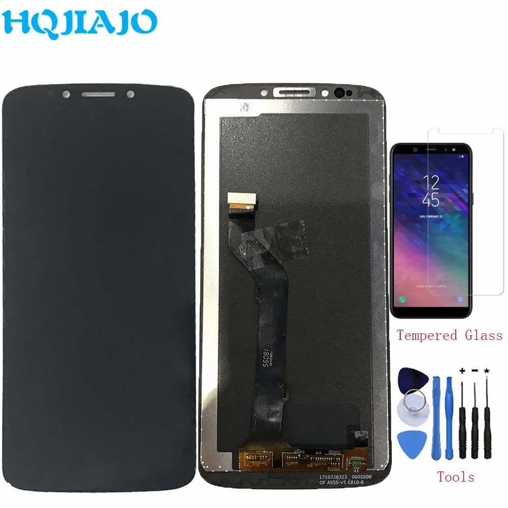 100% Тесты ЖК дисплей Экран для Motorola Moto E5 плюс XT1924 дисплея дигитайзера с сенсорным