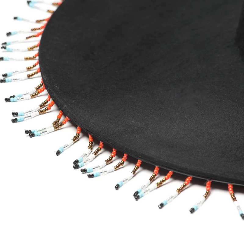 Брендовая шляпа с большими полями женская классическая 6 дюймовая Регулируемая