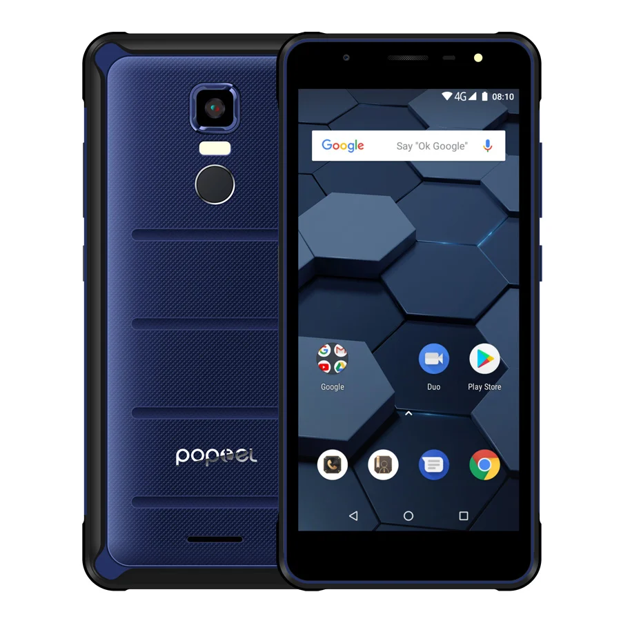POPTEL P10 5 &quot18:9 полный Дисплей 4 Гб + 64 IP68 Водонепроницаемый Helio P23 MT6763 Octa Core Android 8 1 13MP