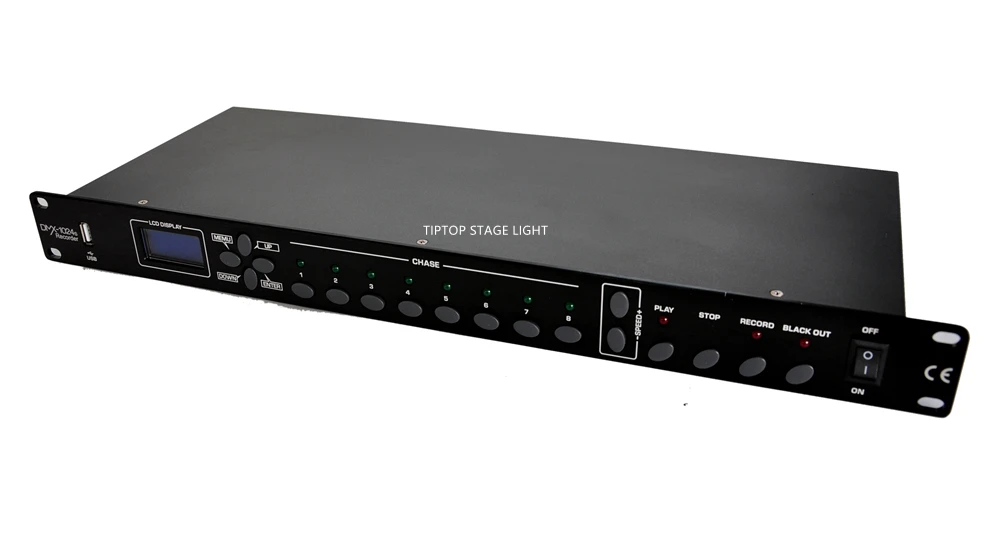 Gigertop TP D1369 1024 DMX рекордер автоматический (мульти цикл один) микрофон аудио и MIDI