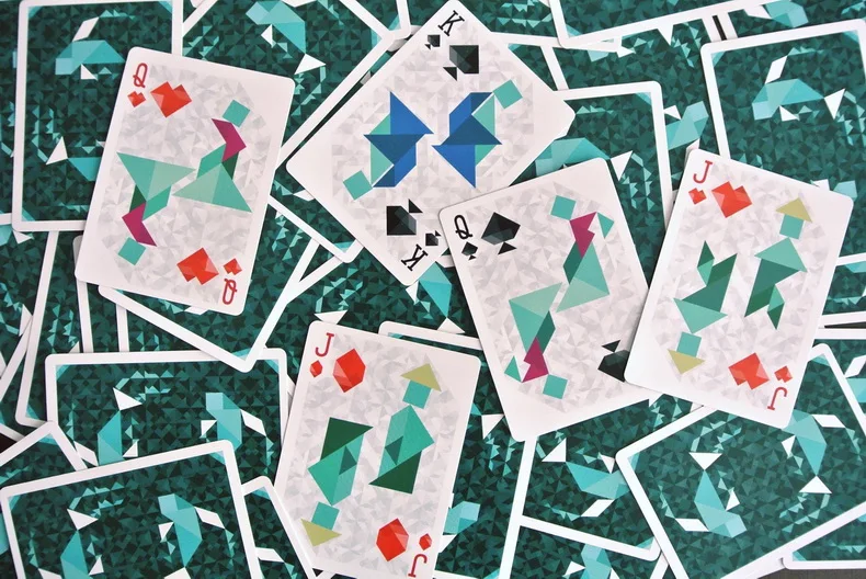 Tangram игральные карты Sea Edition семь камней мудрости Покер Размер колода USPCC пользовательские Ограниченная серия Запечатанные магические реквизиты