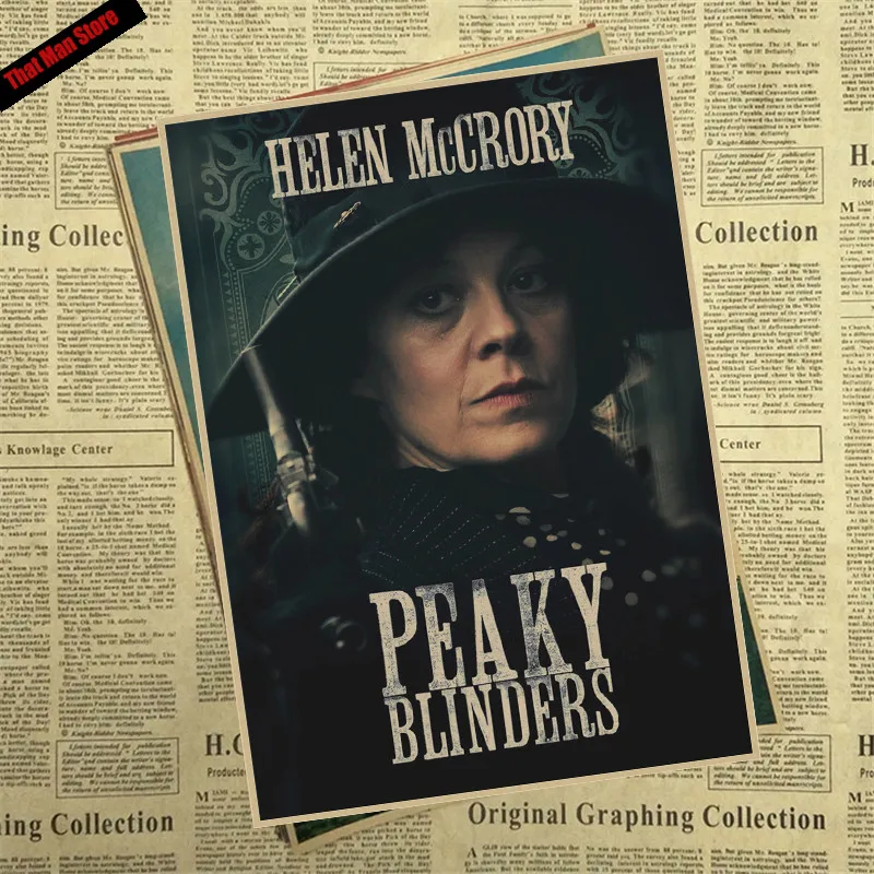 That man Store Peaky blinder фильм крафт-бумага Плакат Бар Кафе Винтаж Высокое качество печать рисунок ядро декоративная живопись