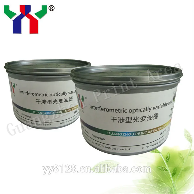 Противоподдельная защита интерферометрическая трафаретная печать оптическая