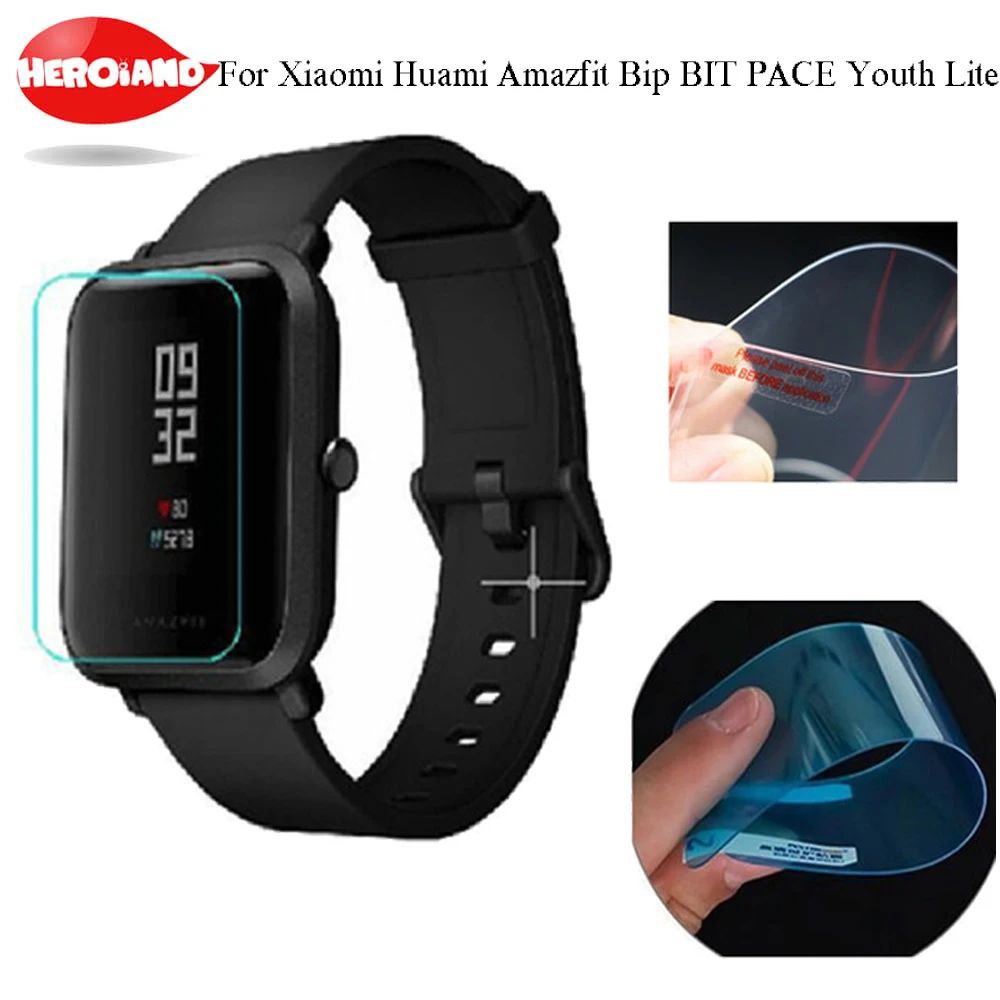 

2 шт. для Amazfit Bit ультратонкая Противоударная защитная пленка из ТПУ Для Xiaomi Huami Amazfit Bip PACE Lite Youth Smart Watch
