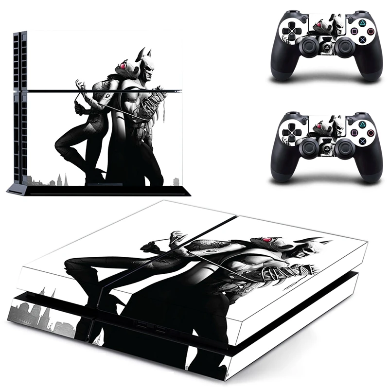 Batman: Arkham City наклейки стикеры на кожу для Playstation 4 PS4 консоли + из 2 предметов