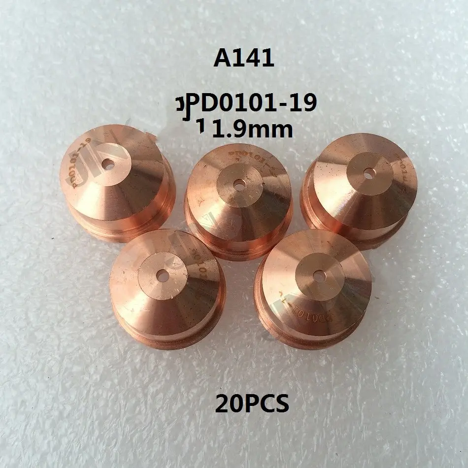 A141 A101 сопло PD0101-19 1 9 мм 20 шт неоригинальный Trafimet горелка для воздушно-плазменной