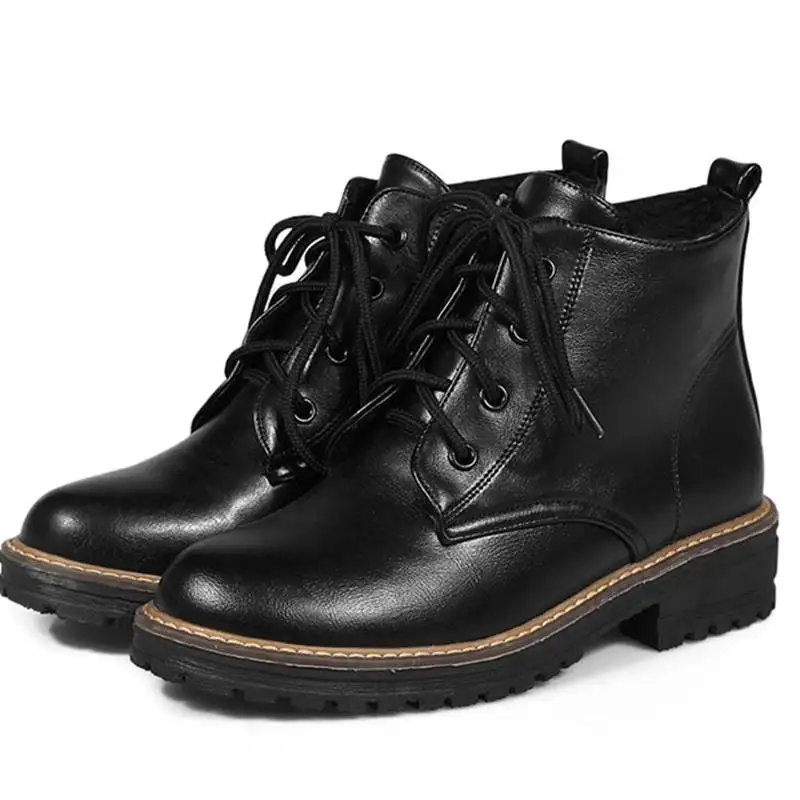 Новые Красивые Удобные дамы женские туфли осенние ботильоны сапоги на платформе