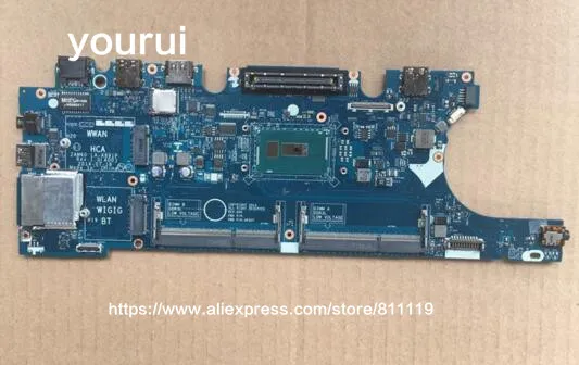

Yourui для Dell Latitude E5250 ноутбук для материнская плата с i7-5600U Процессор LA-A891P 01NVYD 1NVYD CN-01NVYD