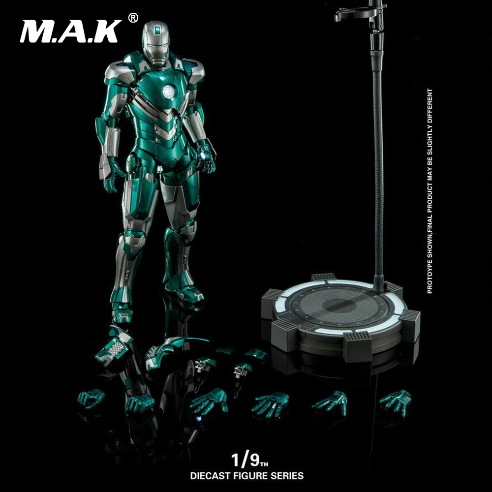 1/9 масштаб сплав литья под давлением DFS054 Железный человек MK31 Mark XXXI поршень фигурка для коллекции подарок