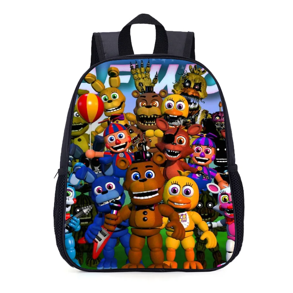 Рюкзак с принтом игры Five Nights At Freddy's, детские школьные сумки, сумка для детского сада, игрушки для детского подарка с фигуркой Фредди