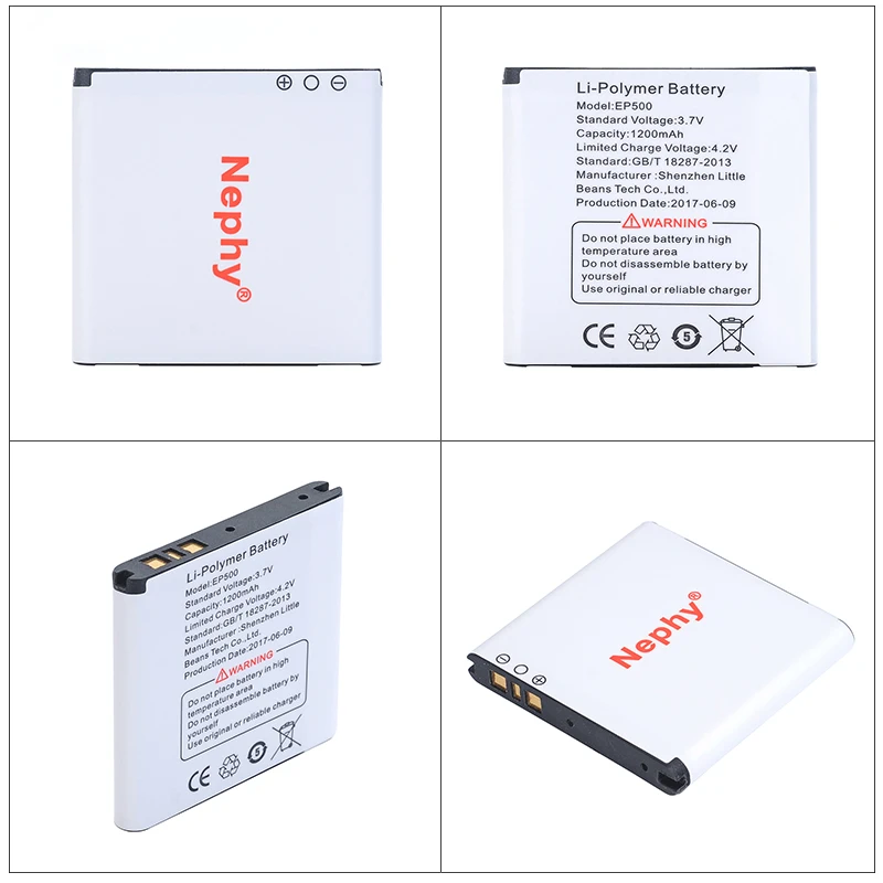Nephy Батарея EP500 для sony Xperia мини ST15i активный ST17i Ericsson X7 X8 E15i U5 U5i Vivaz Pro U8i E16i 1200 мА-ч