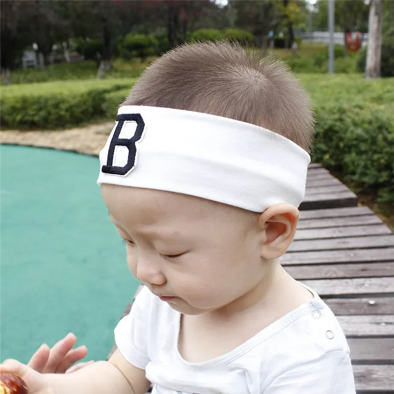 XDOMI New Arrivals Kids Hair Accessories Boys Girls Letter Turban Headband Children Soft Solid Cotton Elastic Headwear HairBand | Детская