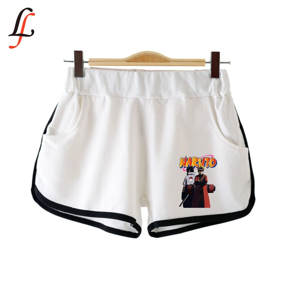 Супер Популярные шорты с аниме Наруто новые принтом K pop модные уличные лидер