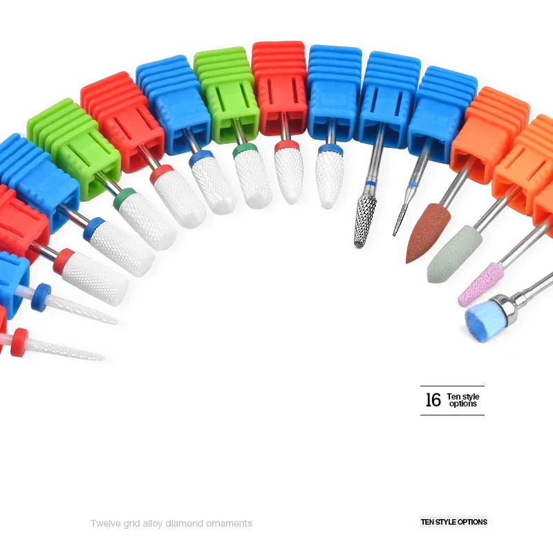 1 шт. керамические кварцевые шлифовальные сверла для дизайна ногтей