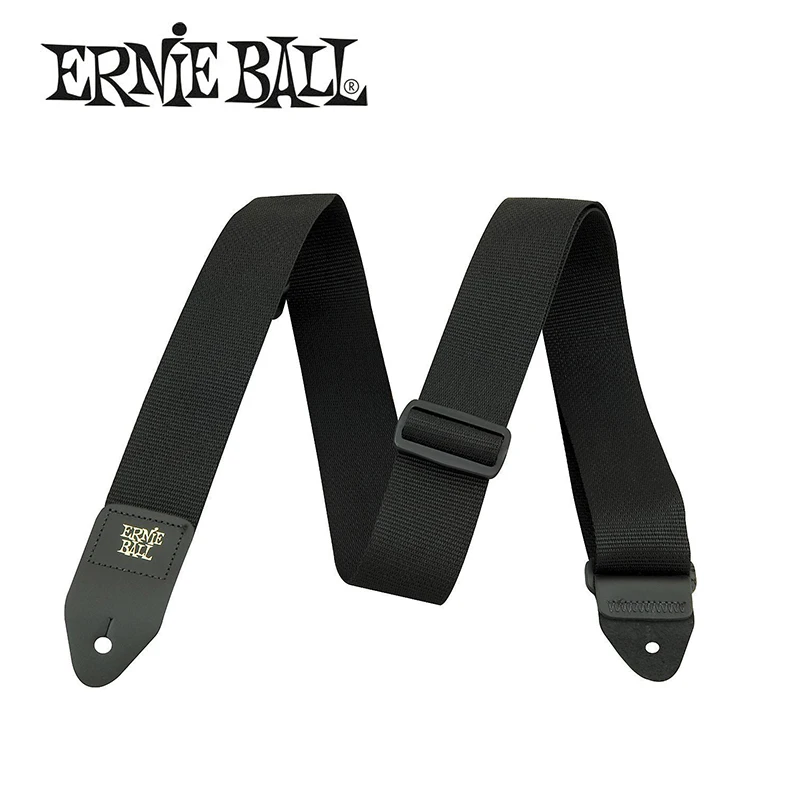 Ремешок для гитары Ernie Ball Polypro с кожаными концами удобный гитарный ремень