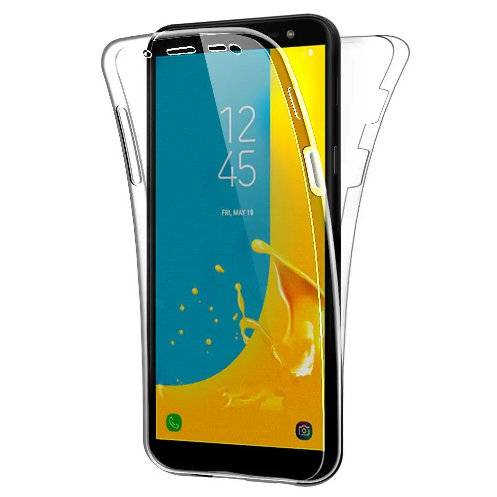 Термополиуретановый полностью закрытый чехол для Samsung Galaxy J3 2017 J4 J6 плюс j8 2018 J2 J5 J7