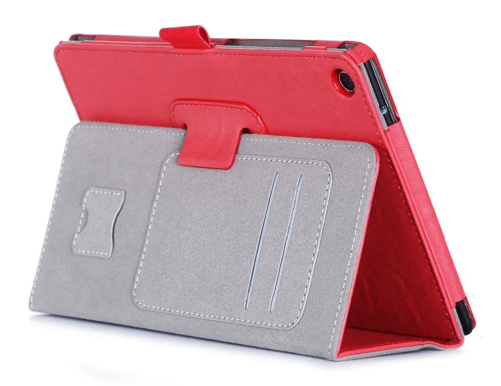 Кожаный чехол для Asus Zenpad Z8 ZT581KL (Zenpad 3 8 0 Z581KL) из воловьей кожи с держателем карт 7 9
