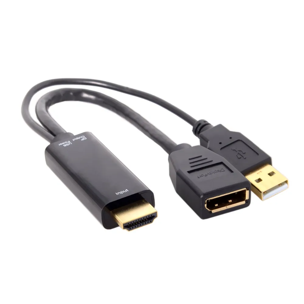 HDMI-совместимый разъем папа-мама с кабелем преобразователя питания micro usb для ПК