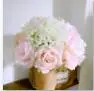 artificial flowers Hand made шелковые атласные розы цветы свадьбы невеста букет искусственных bruidsboeket Букеты Свадебные настоящая Роза - Цвет: artificial flowers