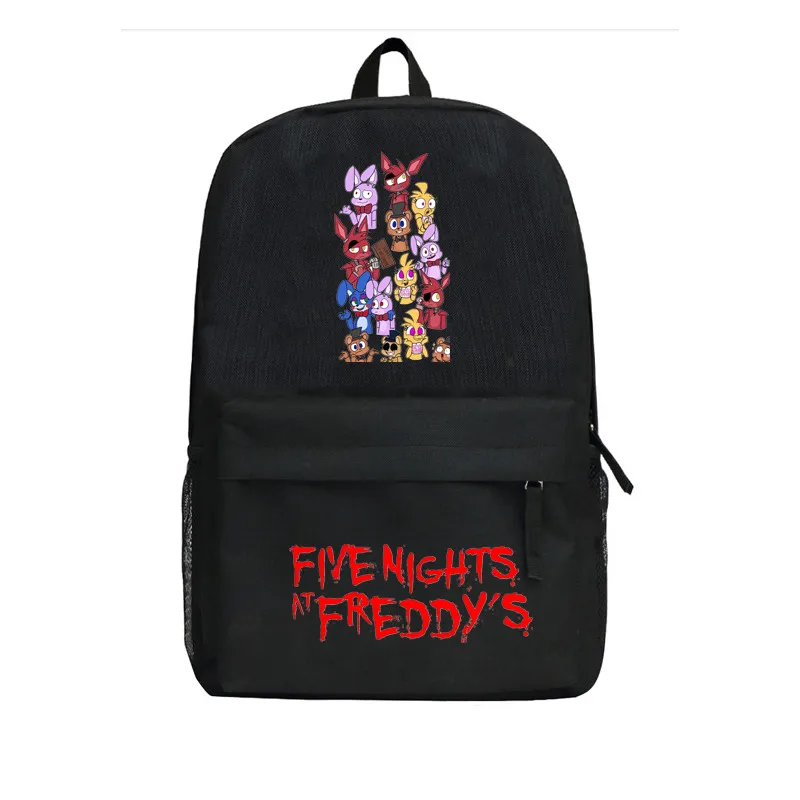 USTBP0152403 Лидер продаж года «Five Nights At Freddy's», «пять ночей рюкзаки для детей с принтом Фредди сумки Чика; Фокси с рисунком персонажей из игры «пять ночей в Фредди» футболка с изображением персонажей видеоигр школьные рюкзаки Дети Любимый сумки - Цвет: USTBP0152403