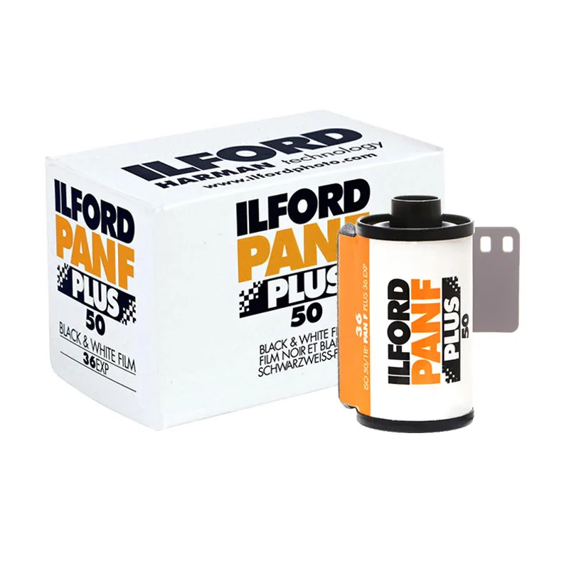 Ilford Panf Plus 50 ISO 35 мм черно-белая пленка 135-36 Exp