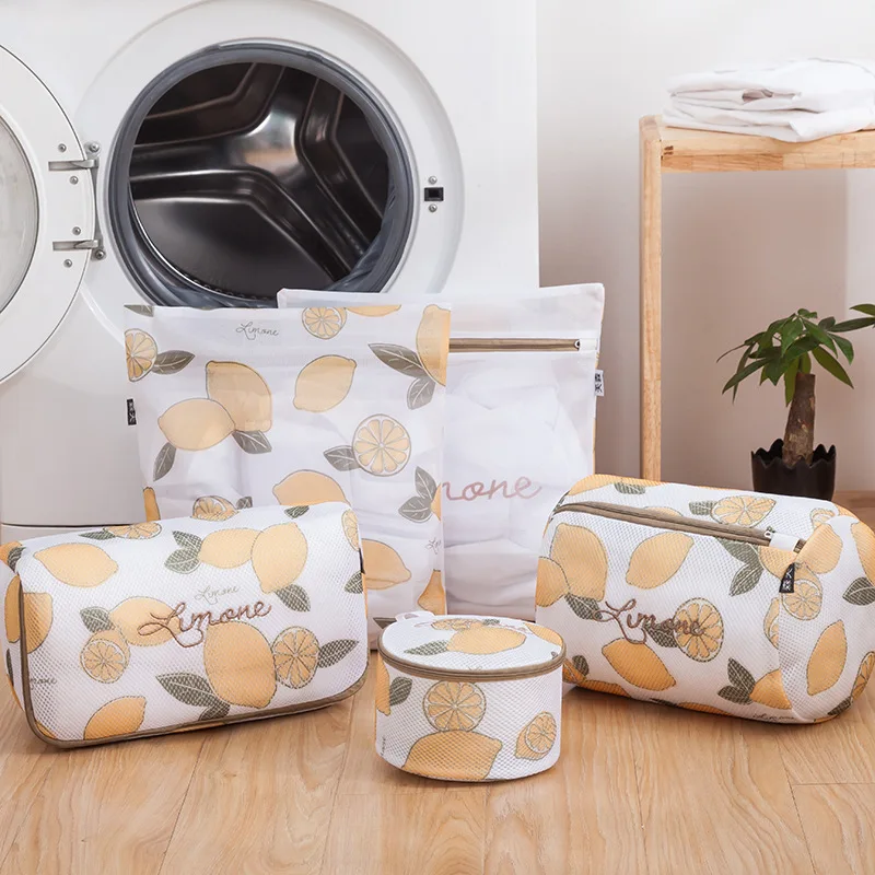 5 шт./компл. мешки для стирки с лимонной сеткой стиральных машин Нижнее белье