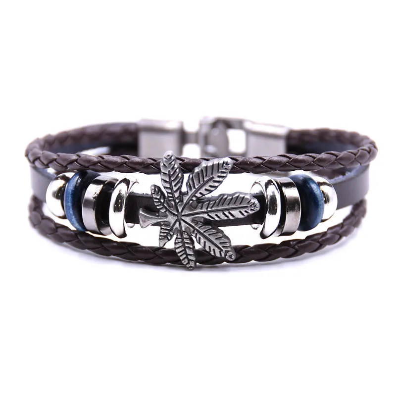 YIZIZAI кожаные браслеты с орлом для мужчин и женщин Pulseira Masculina Bileklik Femme Pulseiras Homme