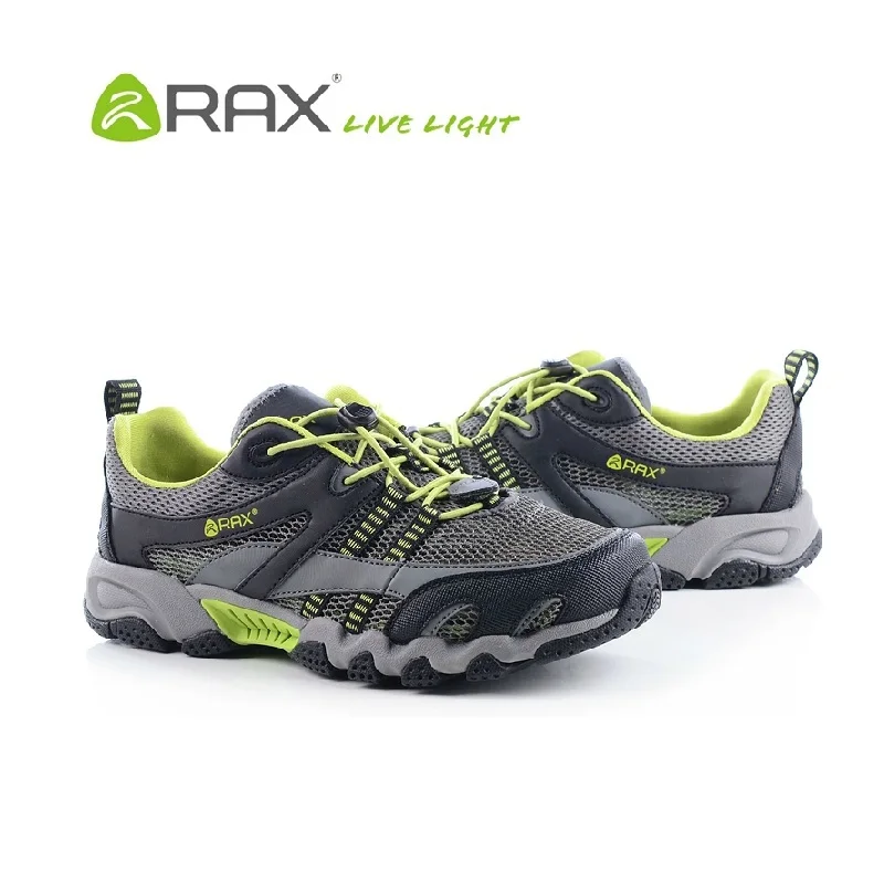 Rax hiking обувь Для мужчин Upstream дышащий быстрое высыхание Рыбалка вброд кроссовки