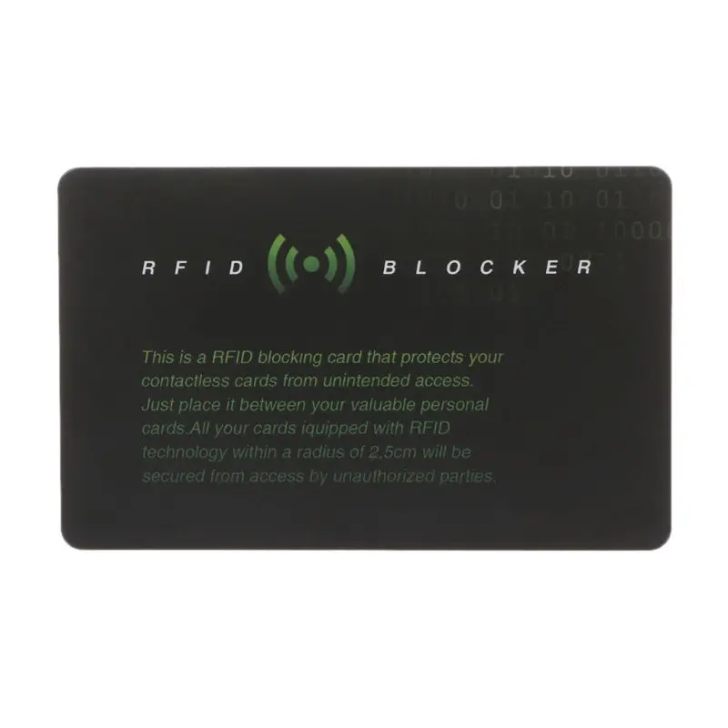 Портативный протектор для кредитных карт RFID Блокировка NFC защита сигналов