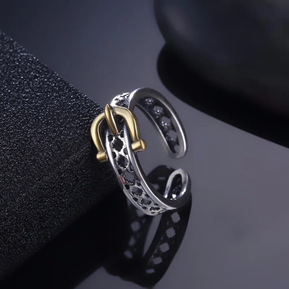 Для женщин Модные украшения переналаживаемых кольца 100% реальные 925 серебро очарование латунь круги 4 мм